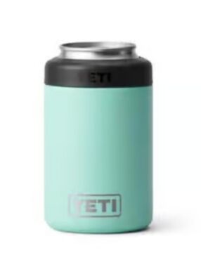 YETI RAMBLER 12OZ COLSTER CAN INSULATOR. SEAFOAM.